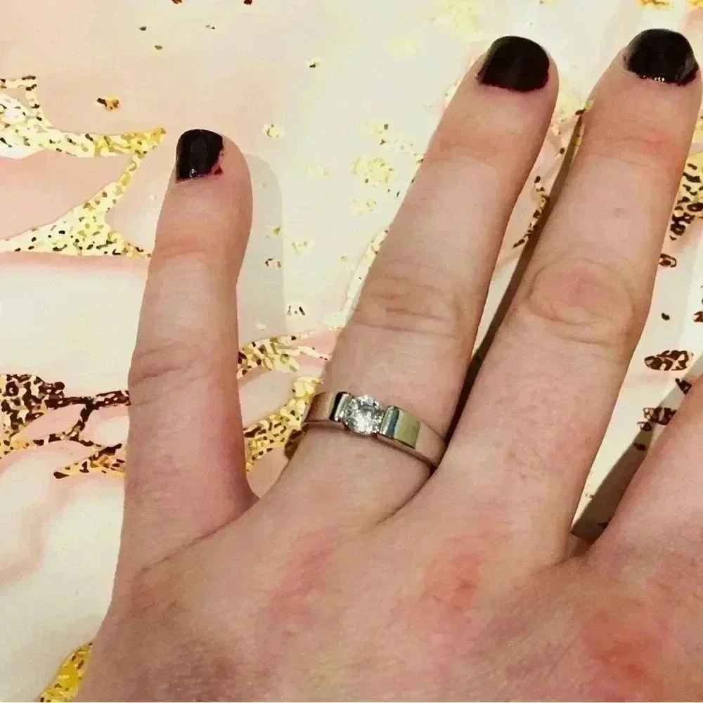 New! Women’s 925 Solitaire Rings size 9 - Picture 4 of 5